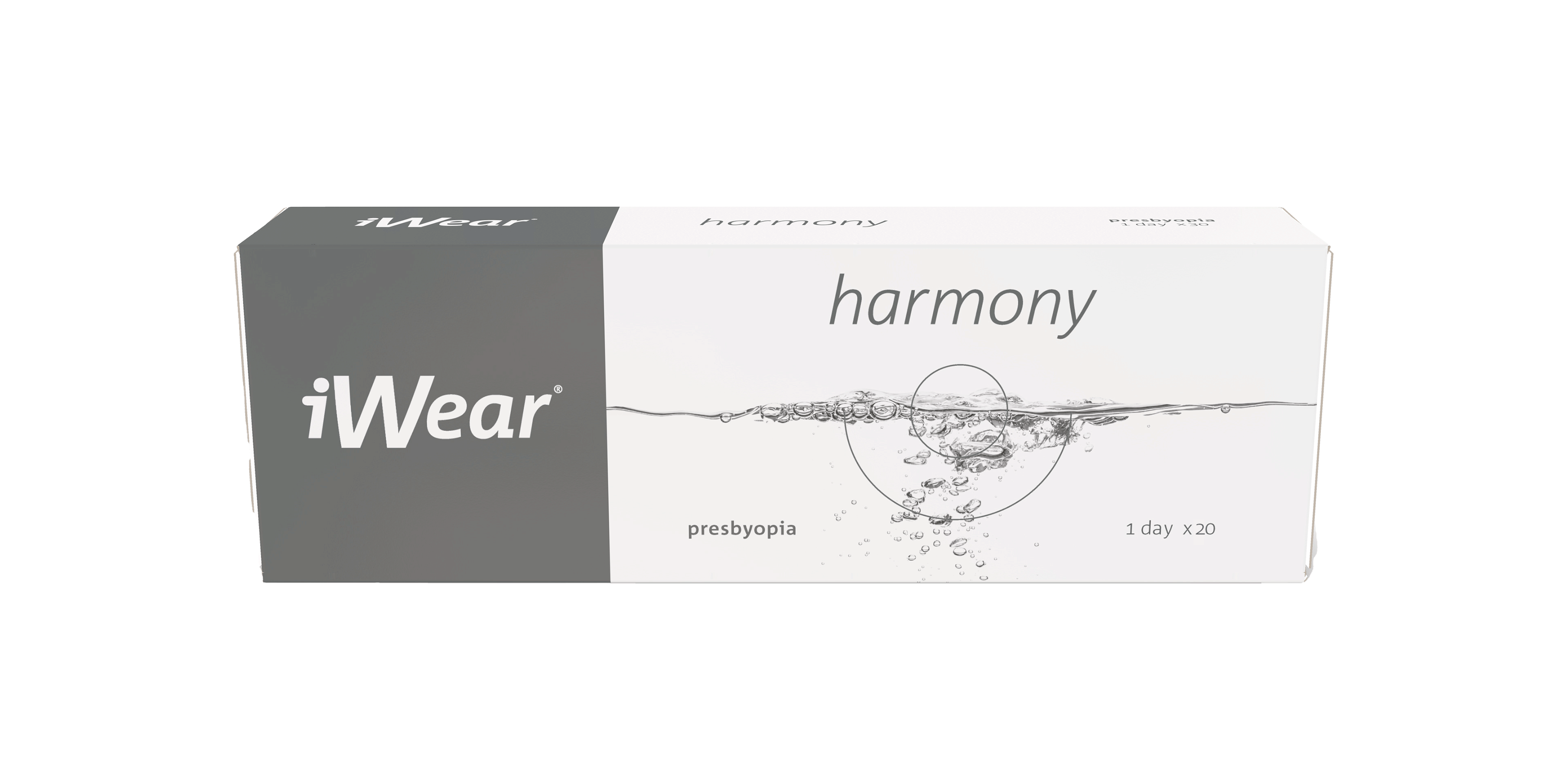 Front iWear iWear Harmony Presbyopia 20 st. Endagslinser 20 Linser per ask