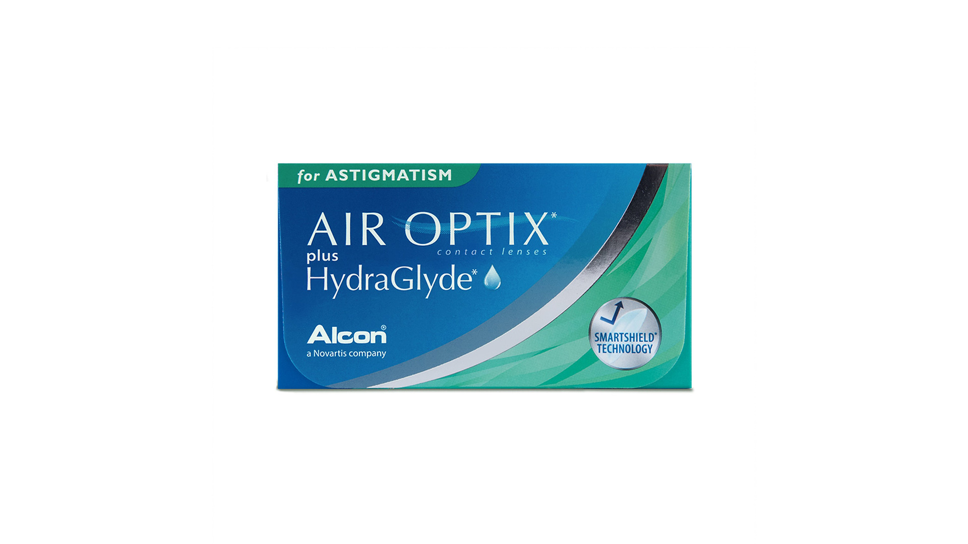 Front Air Optix HydraGlyde Astigmatism