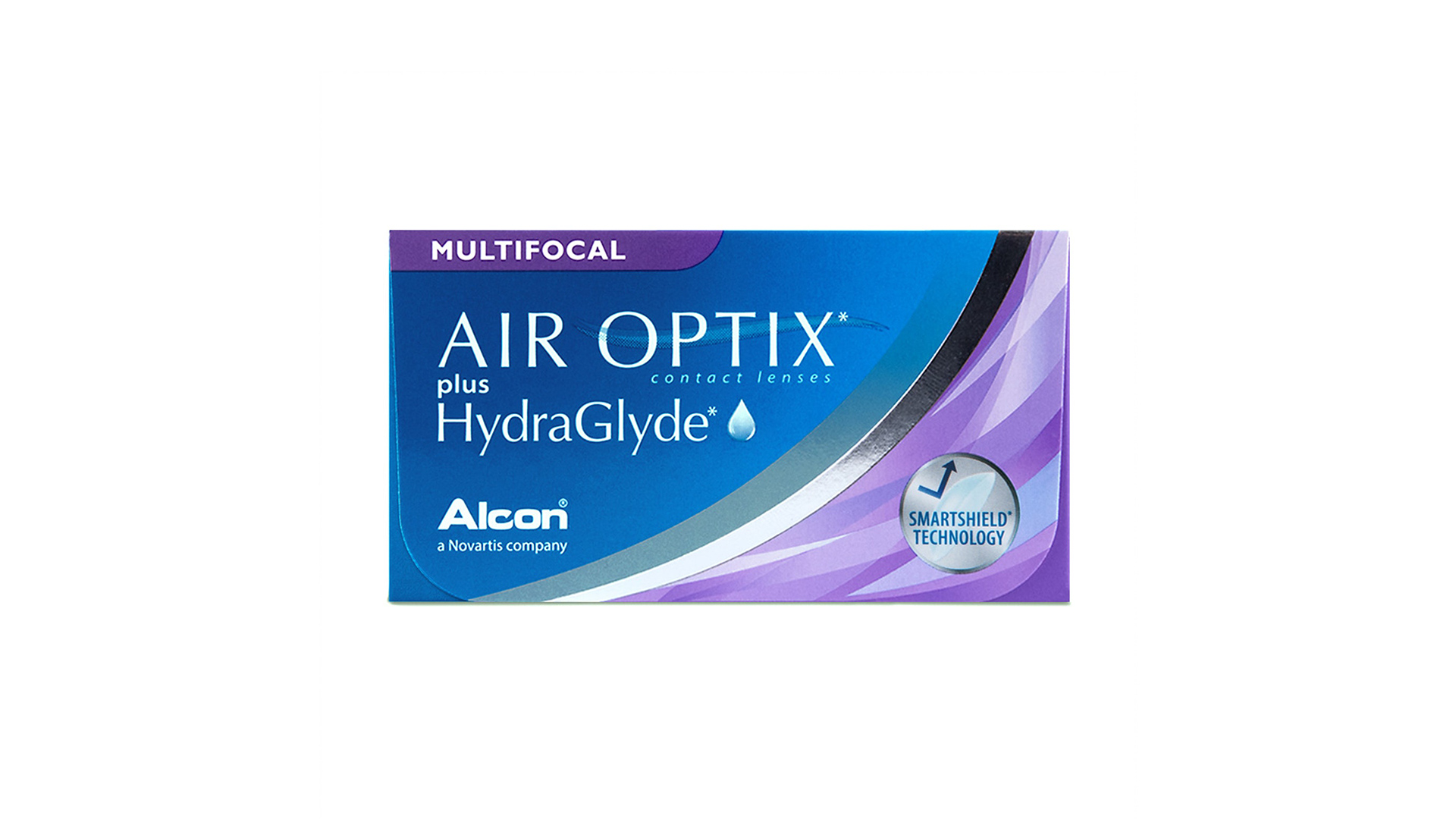 Front Air Optix Air Optix HydraGlyde Multifocal Månadslinser 6 Linser per ask