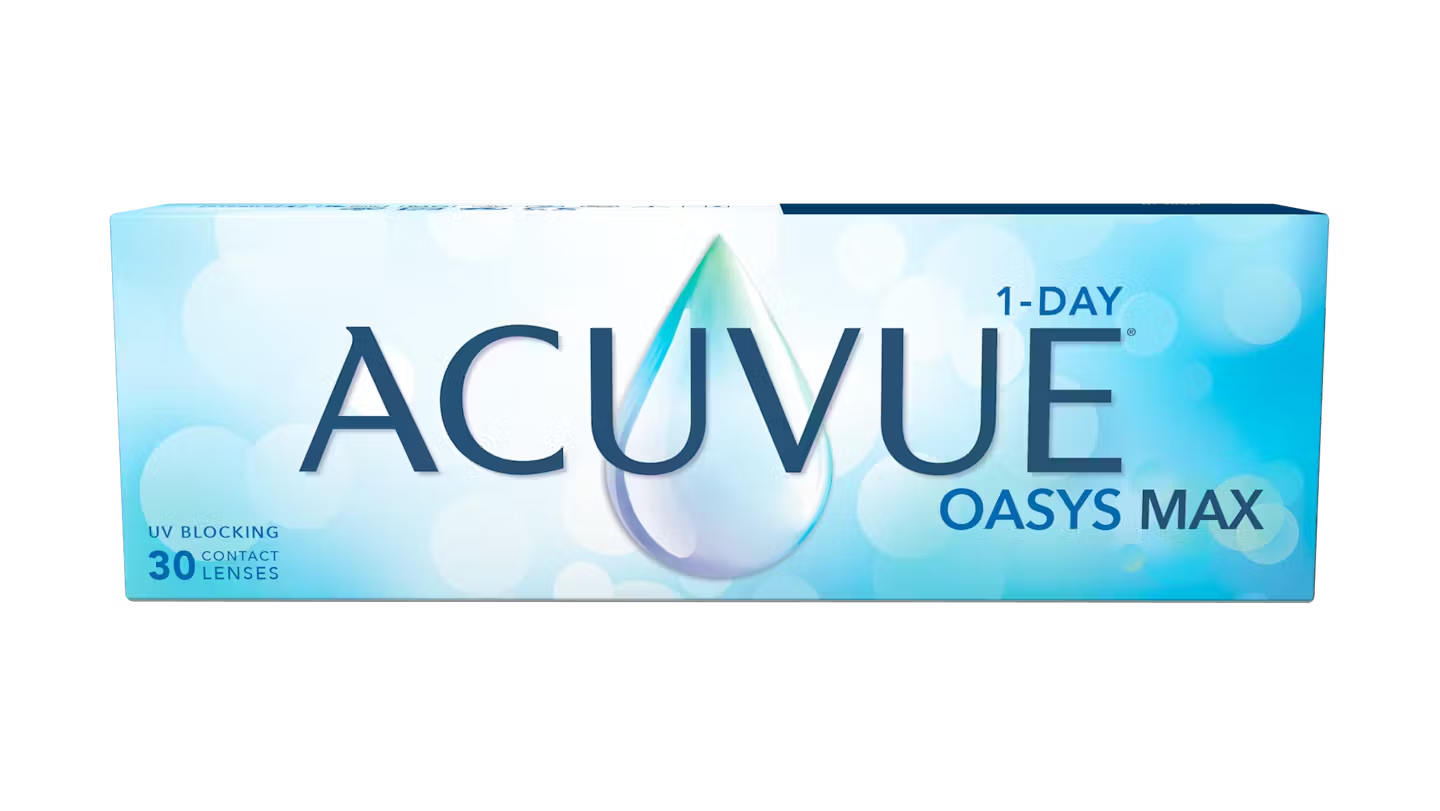 Front ACUVUE® ACUVUE® Oasys Max Endagslinser 30 Linser per ask