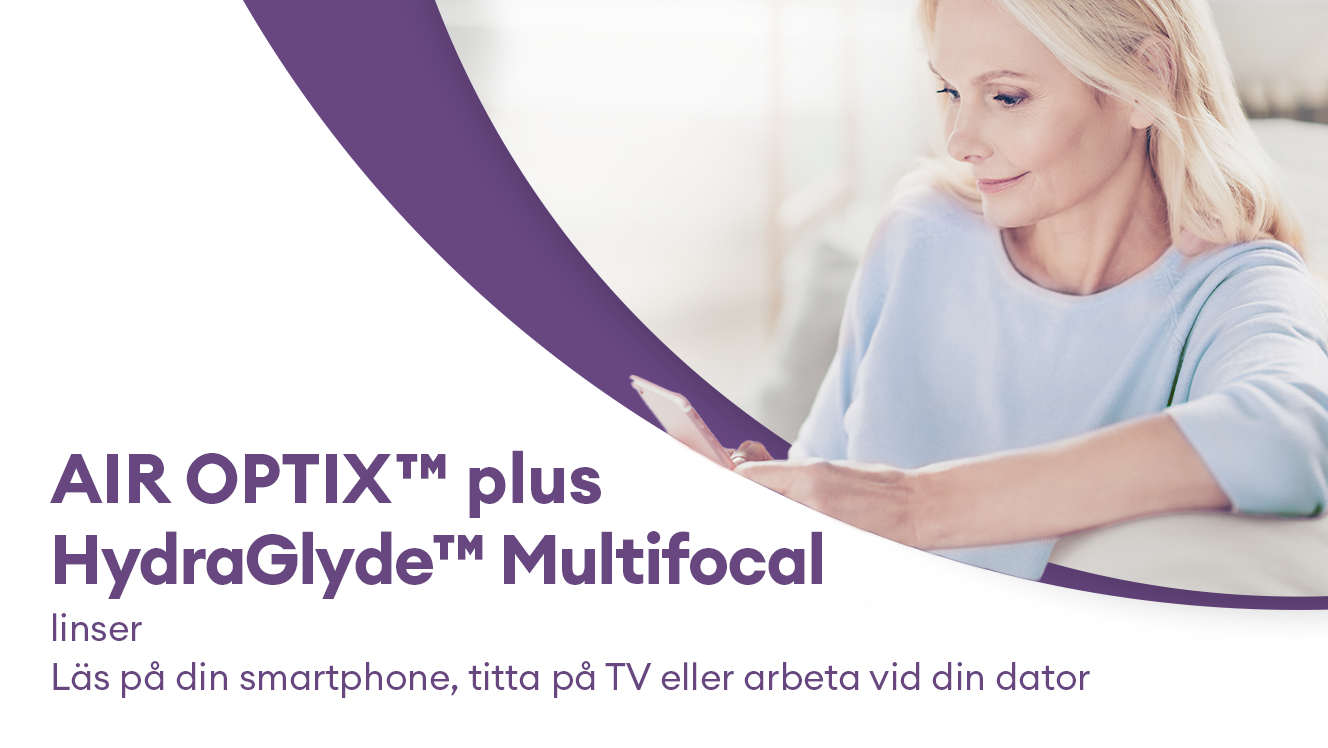 Promotional02 Air Optix Air Optix HydraGlyde Multifocal Månadslinser 6 Linser per ask